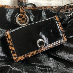 Gorgeous paten leather wallet/clutch by Brighton